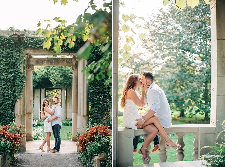 Eolia Mansion at Harkness Memorial State Park Engagement Photos