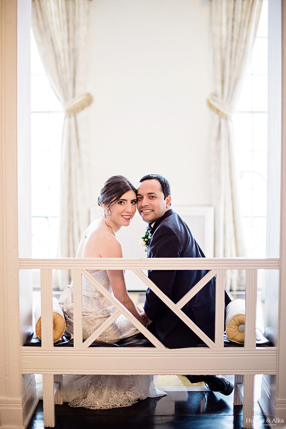 new haven lawn club winter wedding with HK photography Hubert and Alka