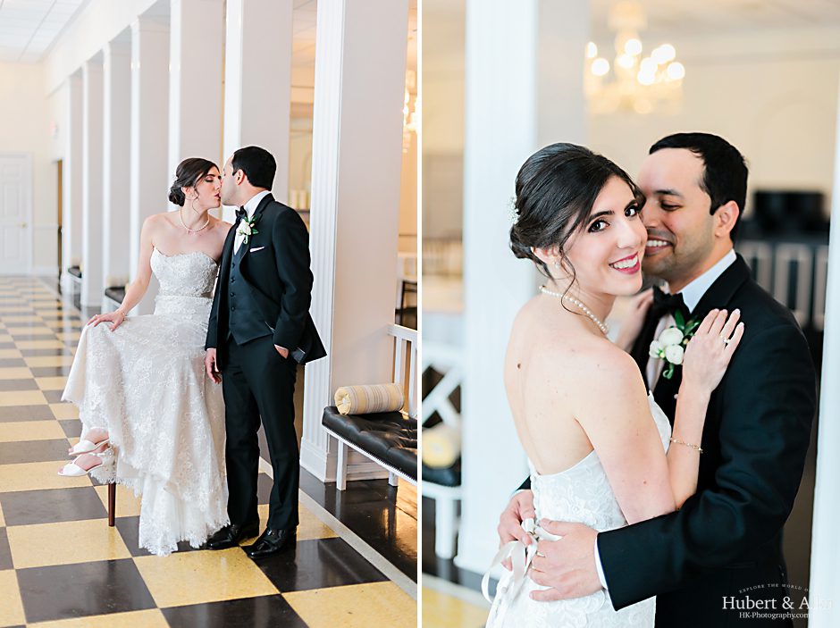 new haven lawn club winter wedding with HK photography Hubert and Alka