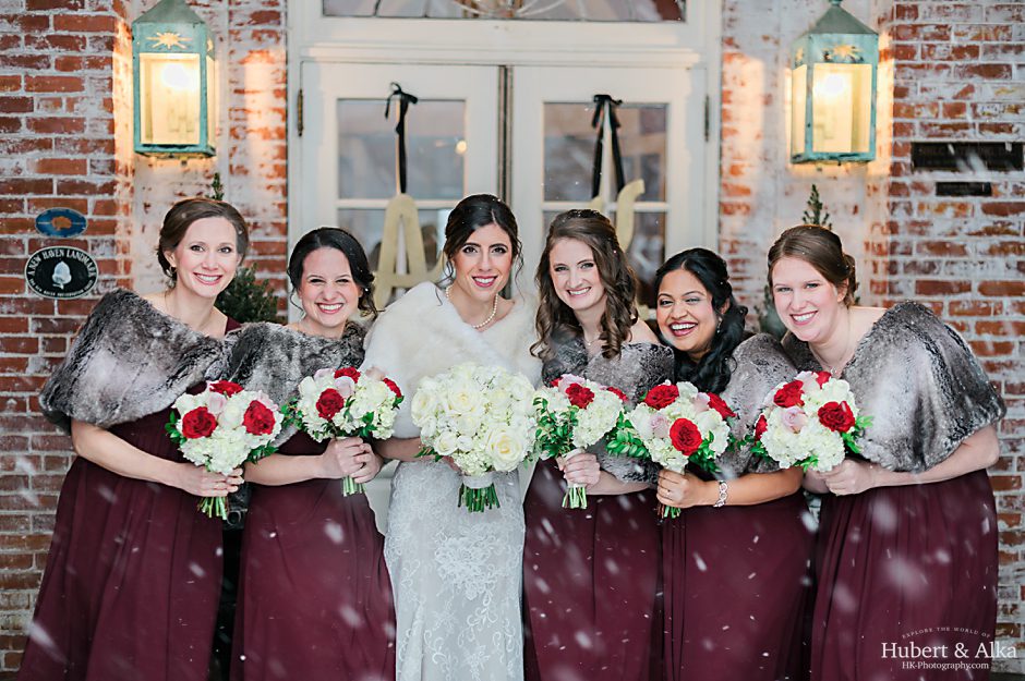 new haven lawn club winter wedding with HK photography Hubert and Alka