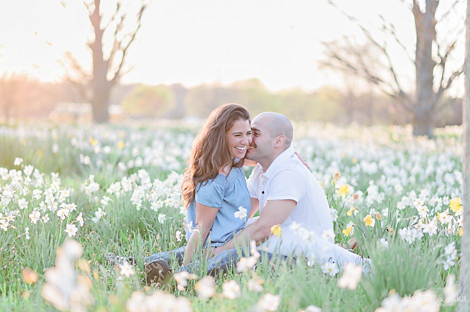Eolia Harkness Park daffodil engagement photos