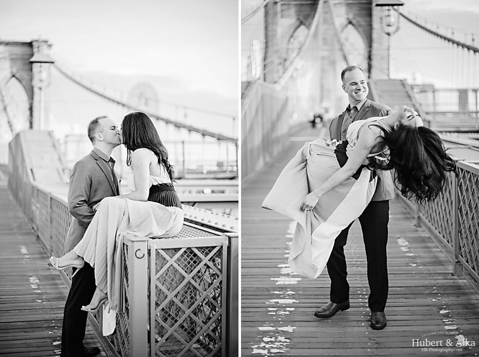 brooklyn bridge sunrise engagement shoot | brooklyn bridge park dumbo nyc photos
