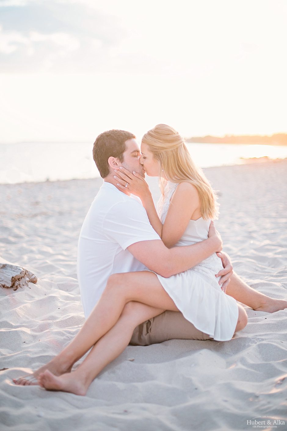 Harkness Engagement Session | Hartford and New Haven Beach Engagement Photographer | HK Photography with Hubert and Alka