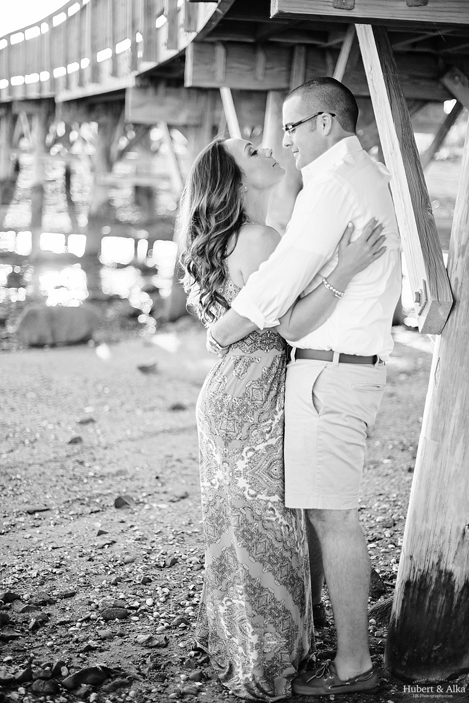 Silver Sands State Park Engagement Session in Milford CT Photographer