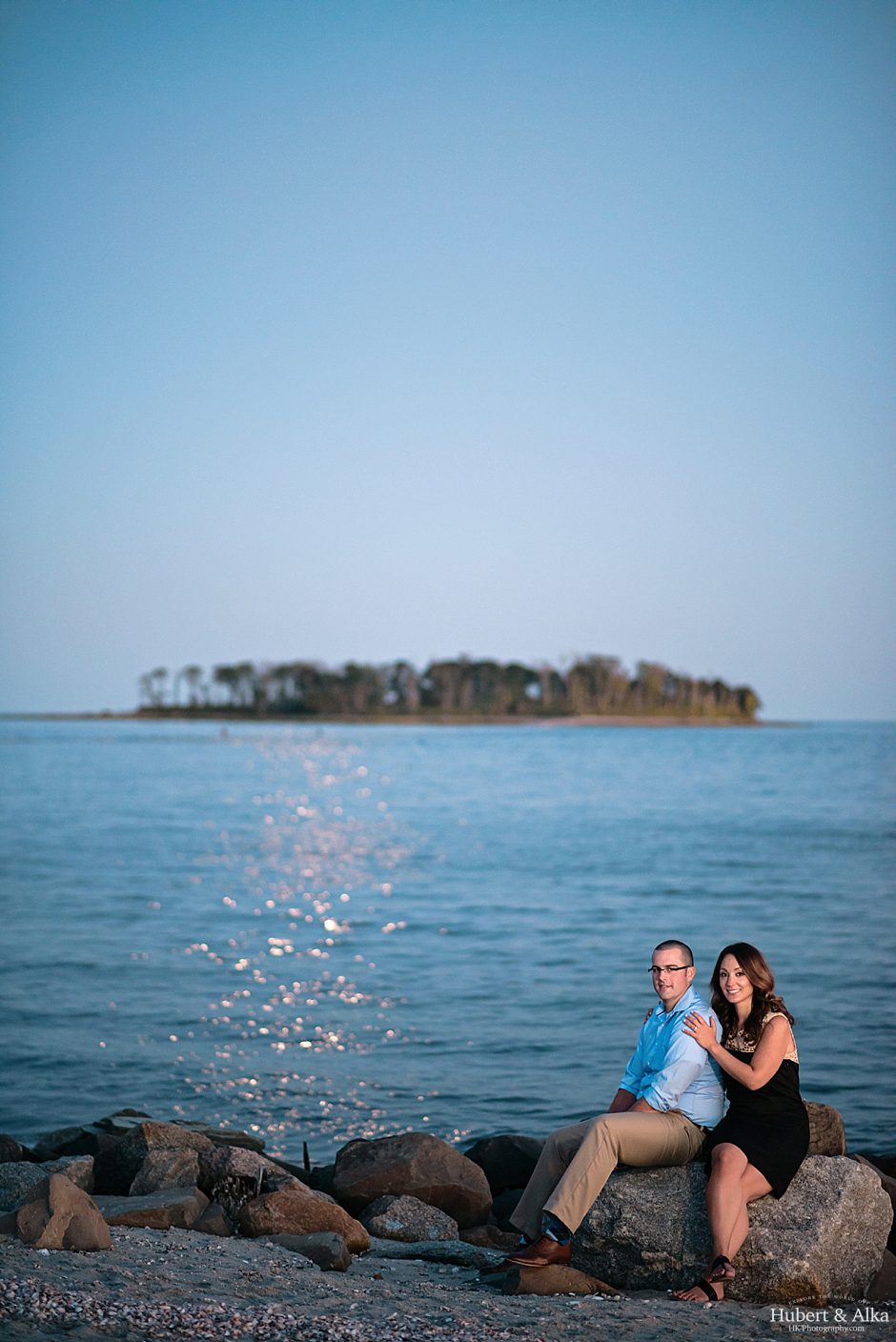 Silver Sands State Park Engagement Session in Milford CT Photographer