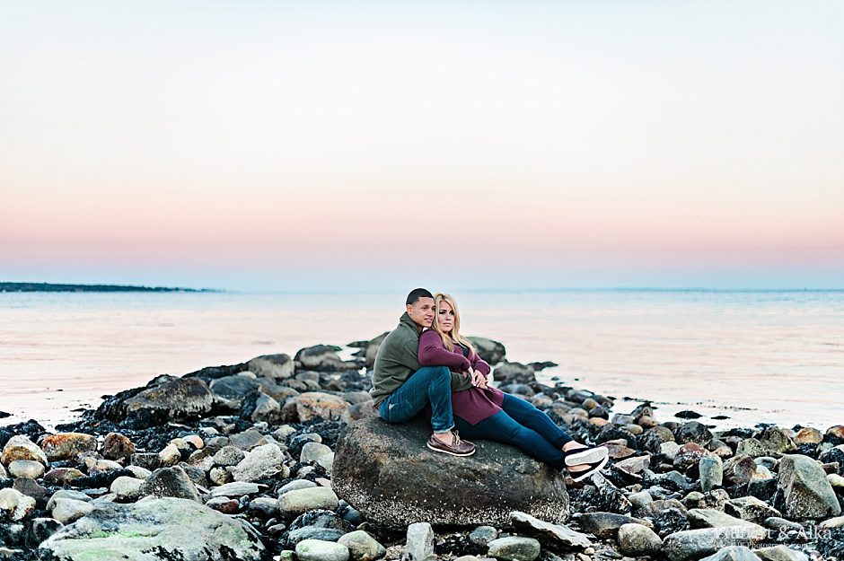 New England Fall Engagement | niantic ct