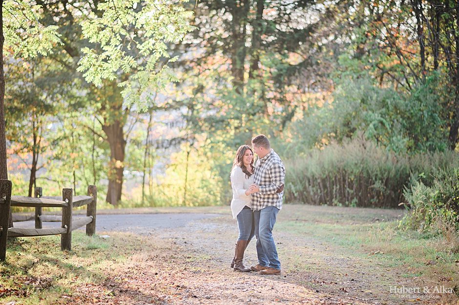 Private Estate Fall Engagement Session in CT | HK Photography with Hubert and Alka