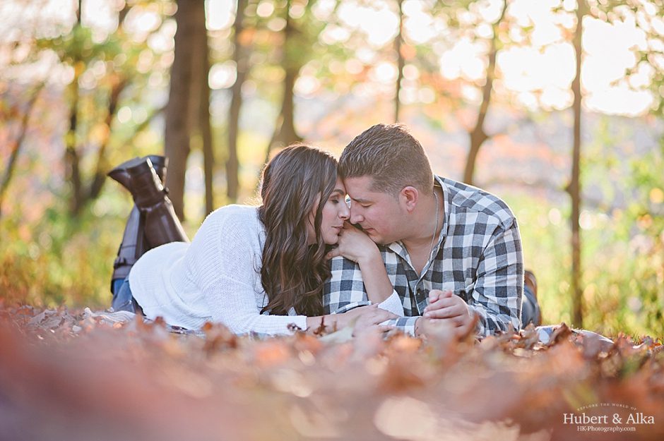 Private Estate Fall Engagement Session in CT | HK Photography with Hubert and Alka