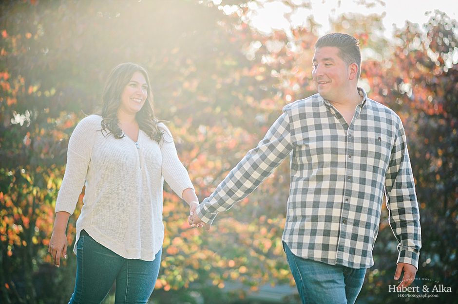 Private Estate Fall Engagement Session in CT | HK Photography with Hubert and Alka