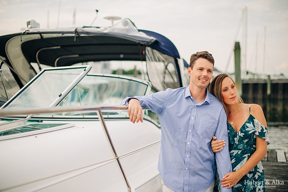 milford ct waterfront engagement photography