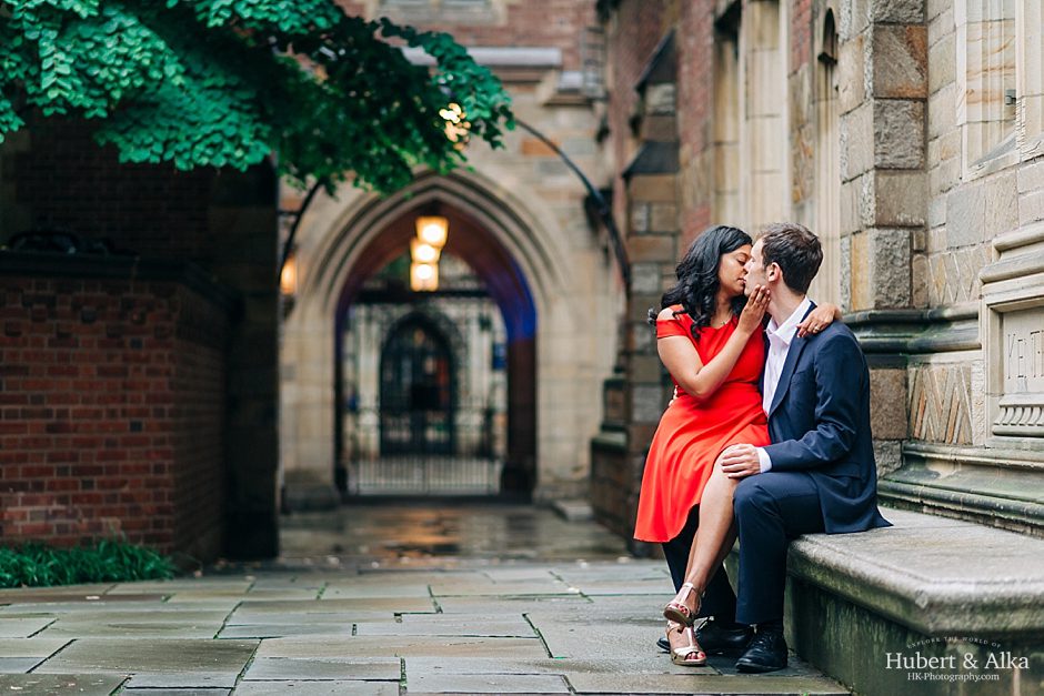 Yale New Haven CT Engagement Photos