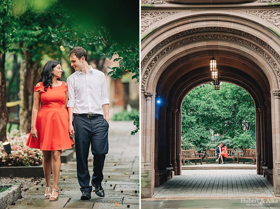 Yale New Haven CT Engagement Photos
