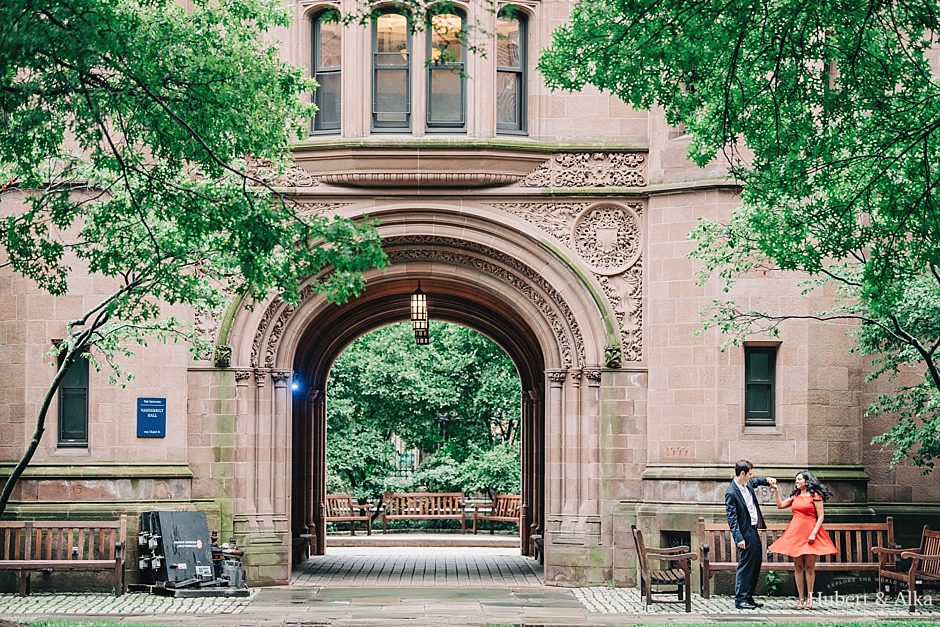 Yale New Haven CT Engagement Photos