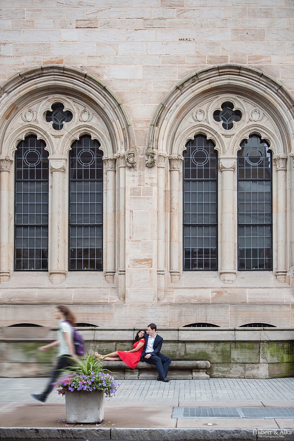 Yale New Haven CT Engagement Photos