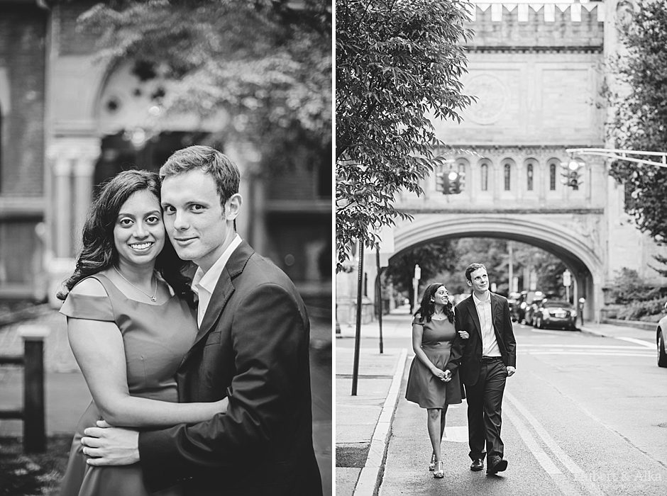 Yale New Haven CT Engagement Photos