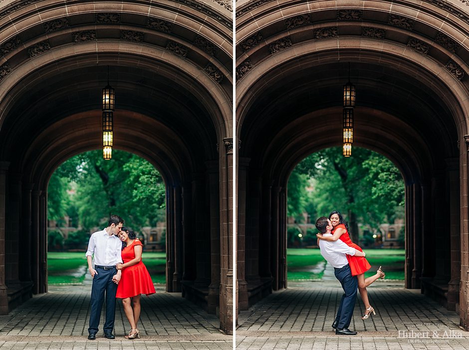 Yale New Haven CT Engagement Photos