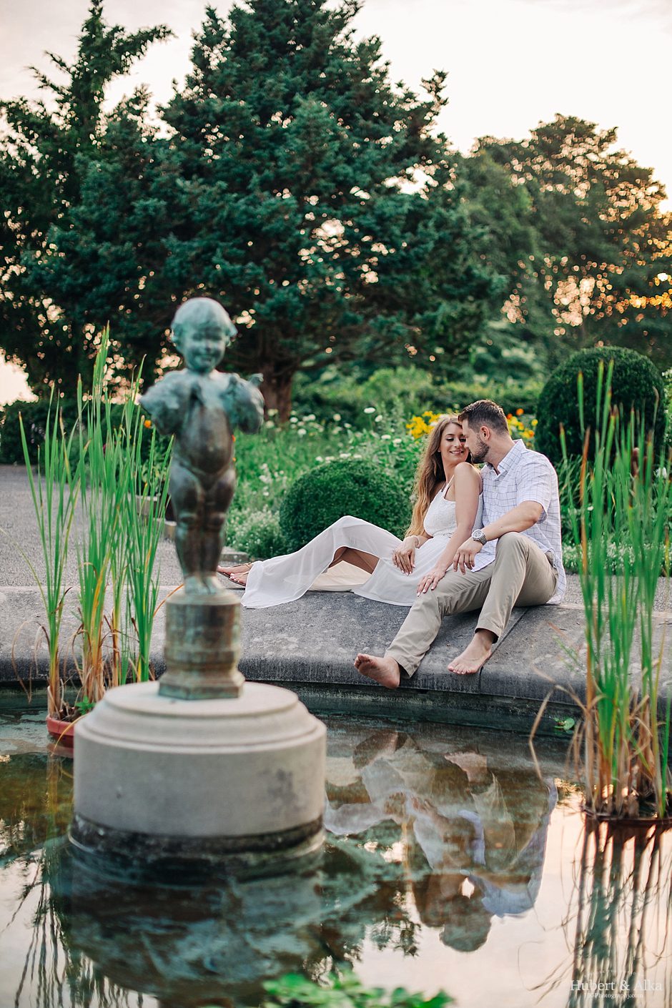 Eolia Mansion at Harkness Memorial State Park Engagement Photos