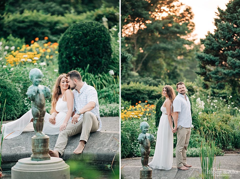 Eolia Mansion at Harkness Memorial State Park Engagement Photos