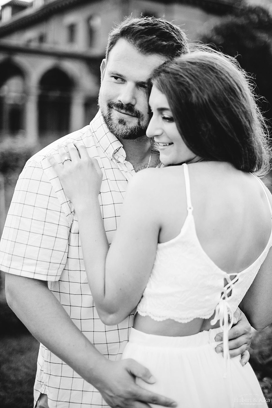 Eolia Mansion at Harkness Memorial State Park Engagement Photos