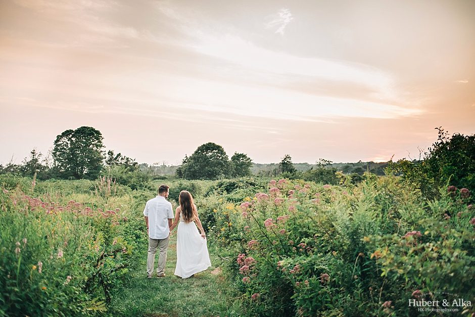 Eolia Mansion at Harkness Memorial State Park Engagement Photos