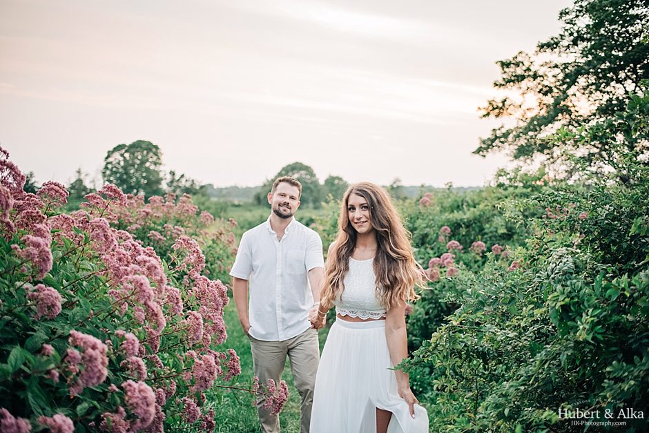Eolia Mansion at Harkness Memorial State Park Engagement Photos