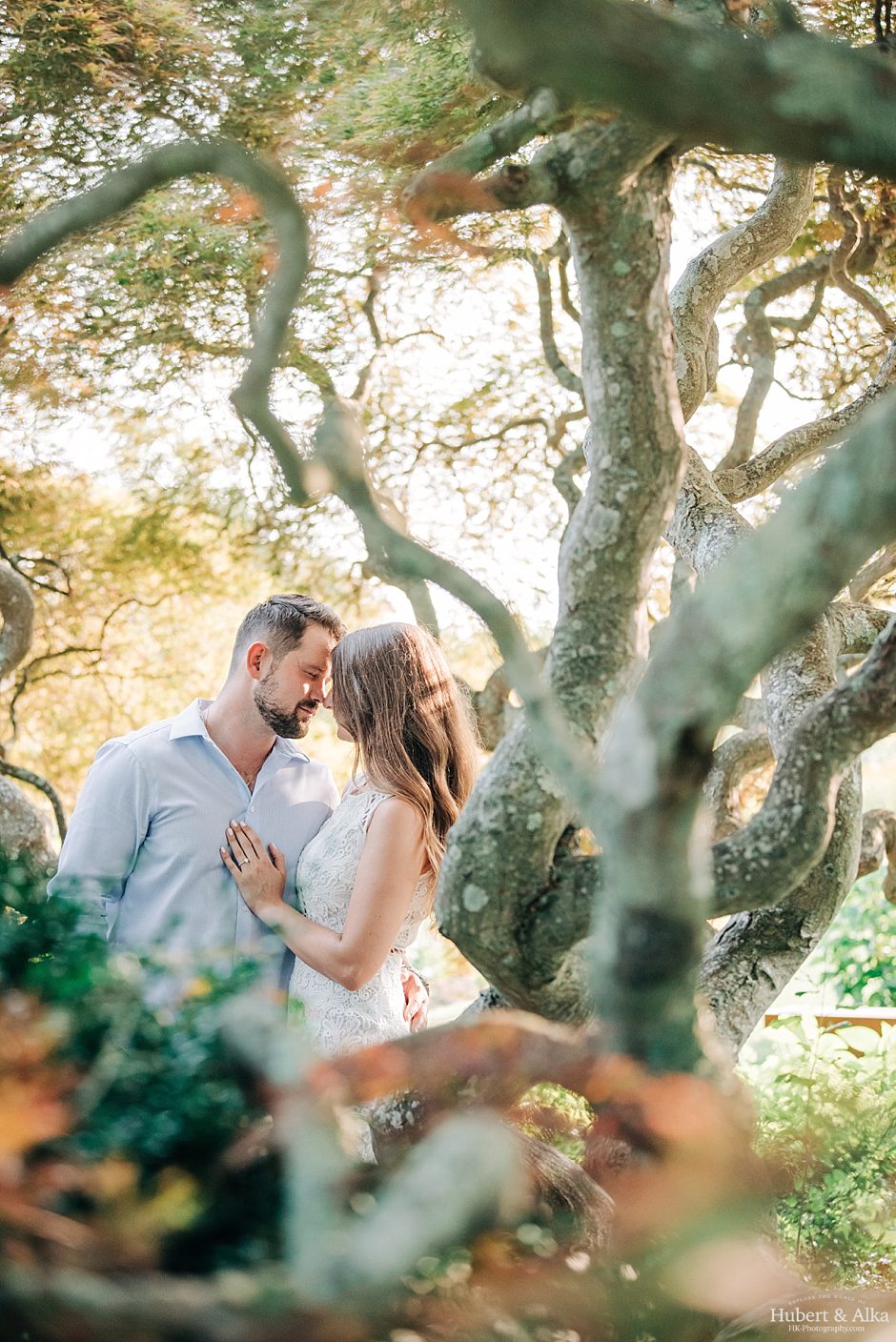 Eolia Mansion at Harkness Memorial State Park Engagement Photos