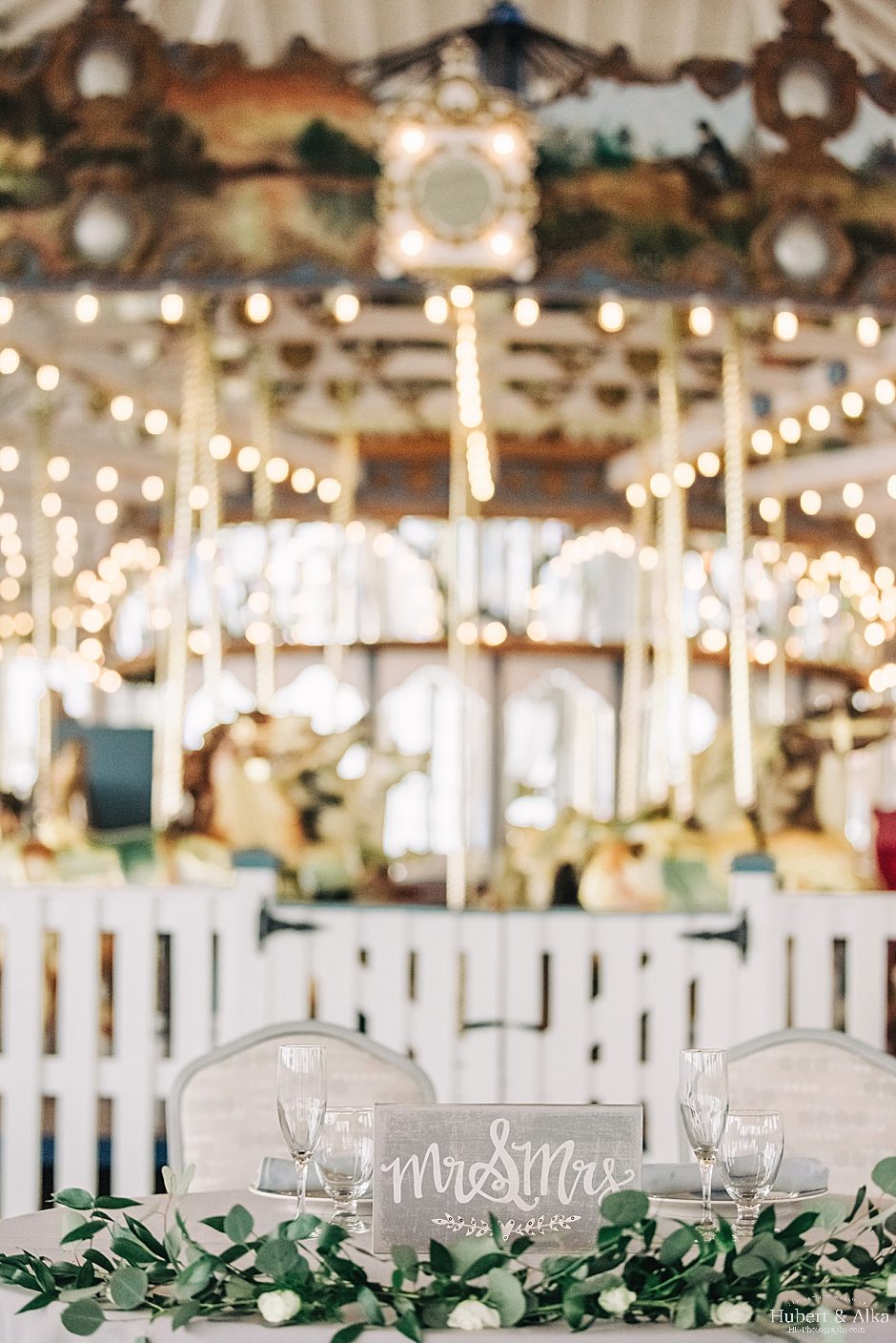 CT Lighthouse Point Park Carousel Wedding Photos