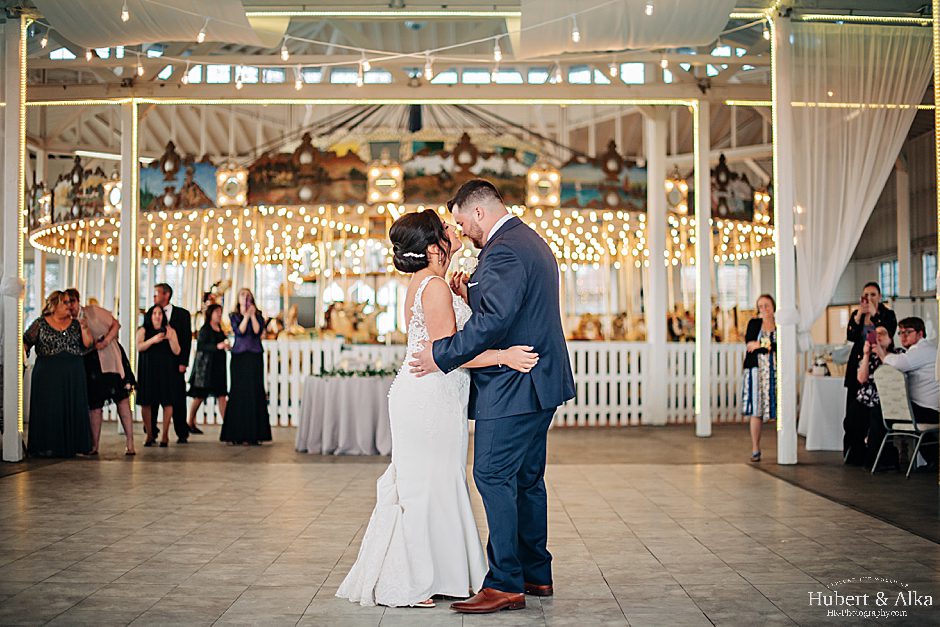 CT Lighthouse Point Park Carousel Wedding Photos