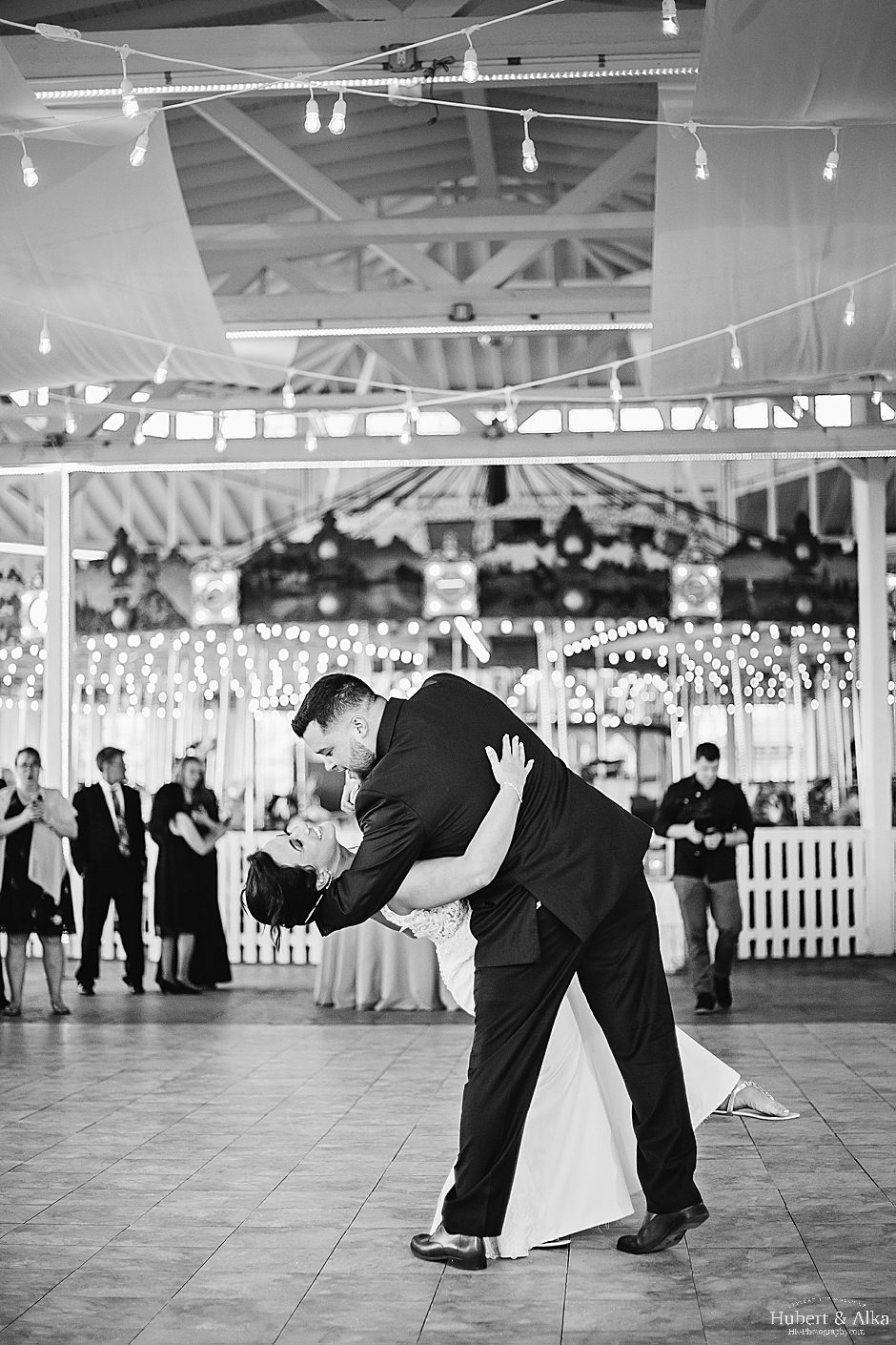 CT Lighthouse Point Park Carousel Wedding Photos