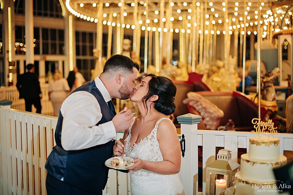CT Lighthouse Point Park Carousel Wedding Photos