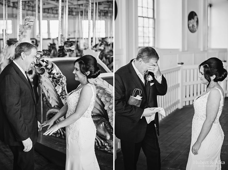 CT Lighthouse Point Park Carousel Wedding Photos