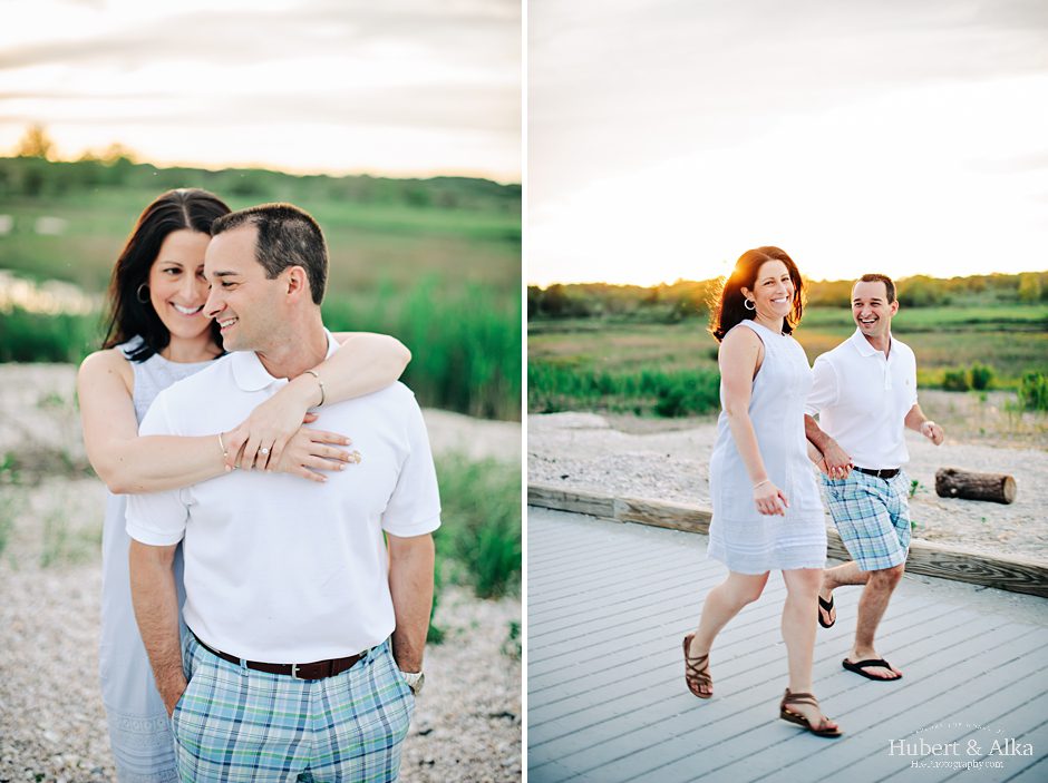 Silver Sands Park Engagement Session in Milford CT