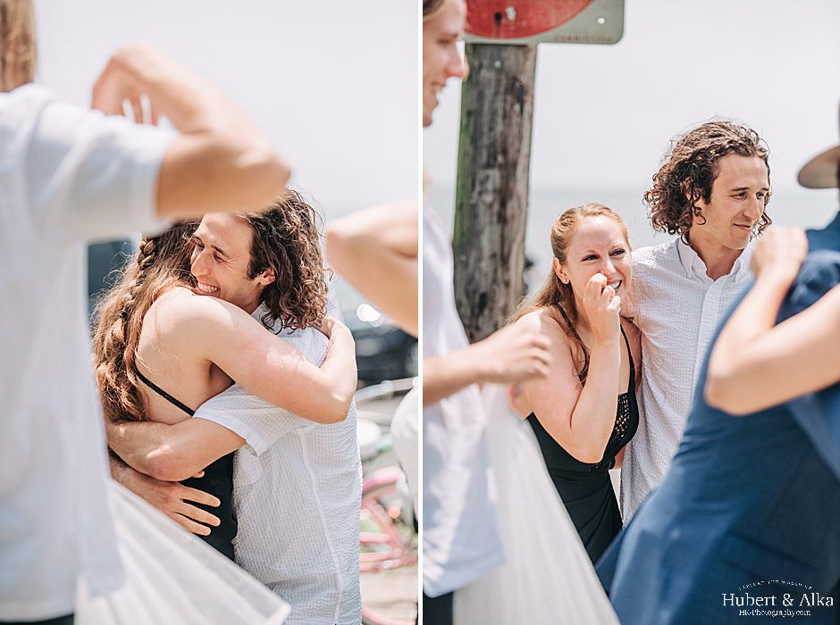 Connecticut beach wedding photos