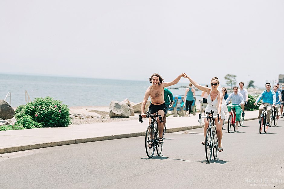 Connecticut beach wedding photos