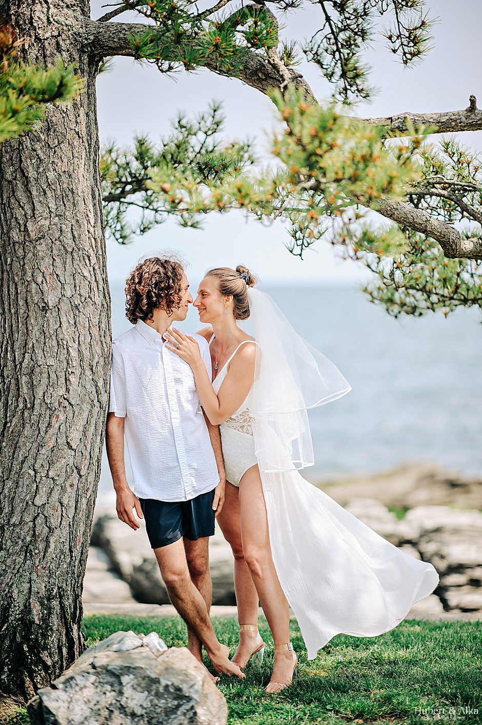 Connecticut beach wedding photos