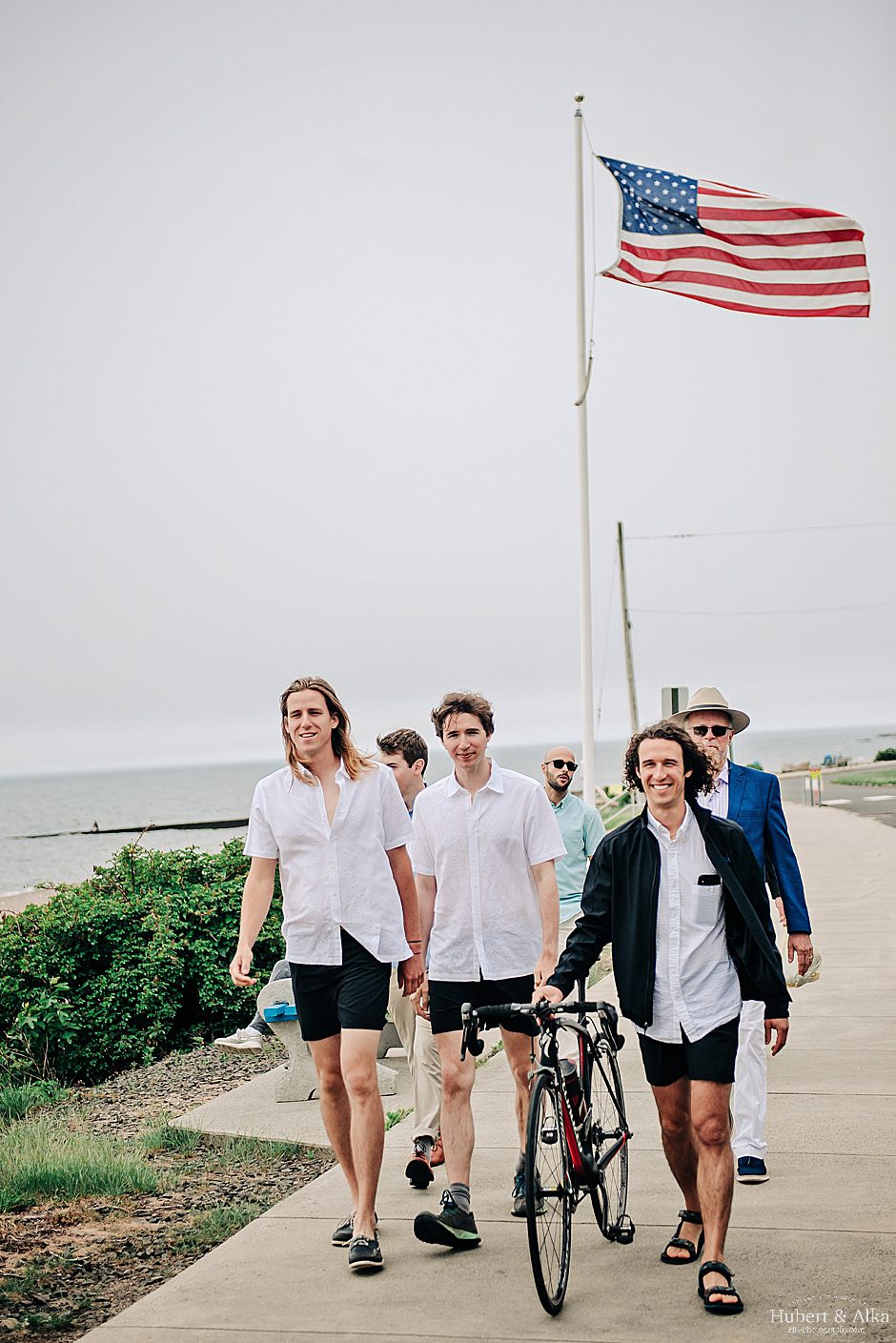 Connecticut beach wedding photos