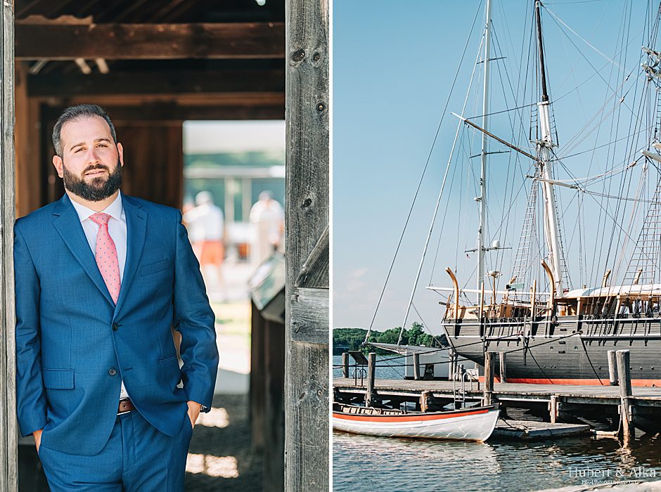 Mystic, CT Seaport Wedding Photographer | Latitude 41 | Coastal Gourmet