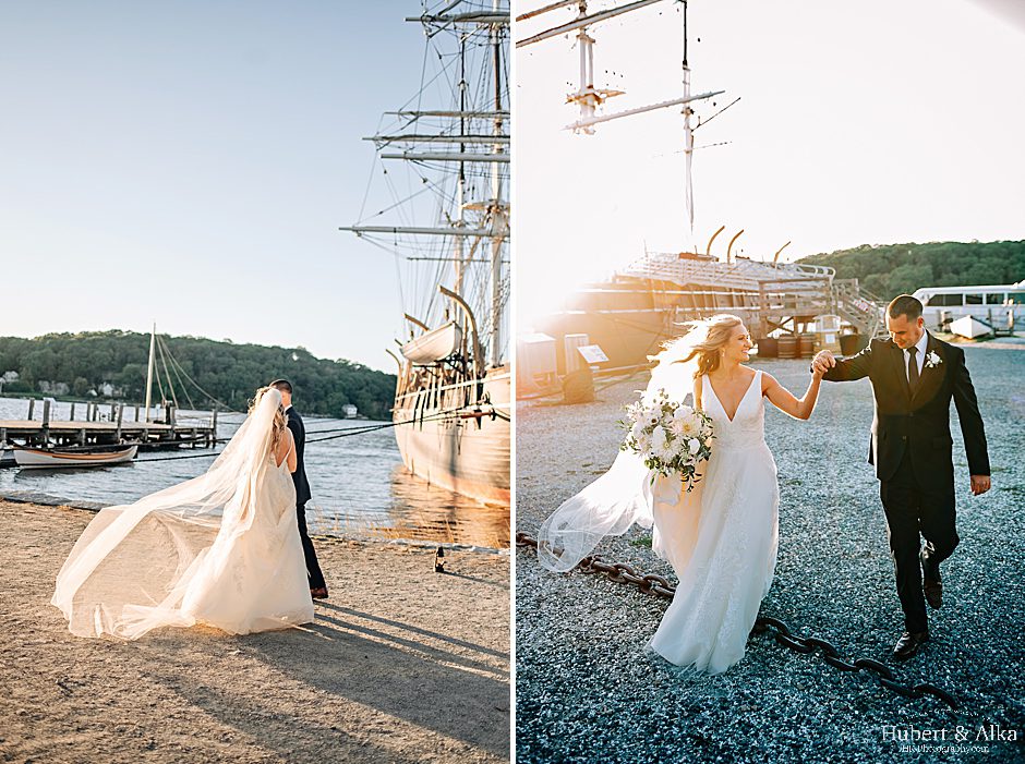 Mystic, CT Seaport Wedding Photography | Latitude 41 | Coastal Gourmet