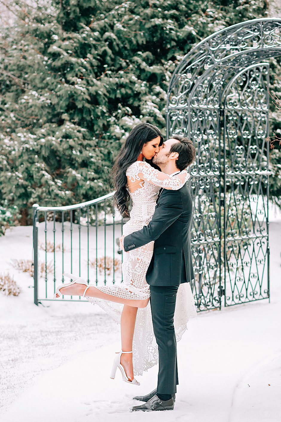 Mystical Winter Wedding | Banquet Hall | Aria CT