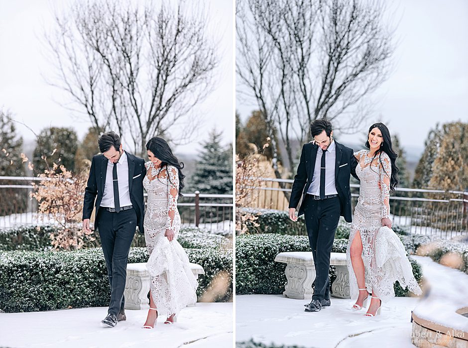 Mystical Winter Wedding | Banquet Hall | Aria CT