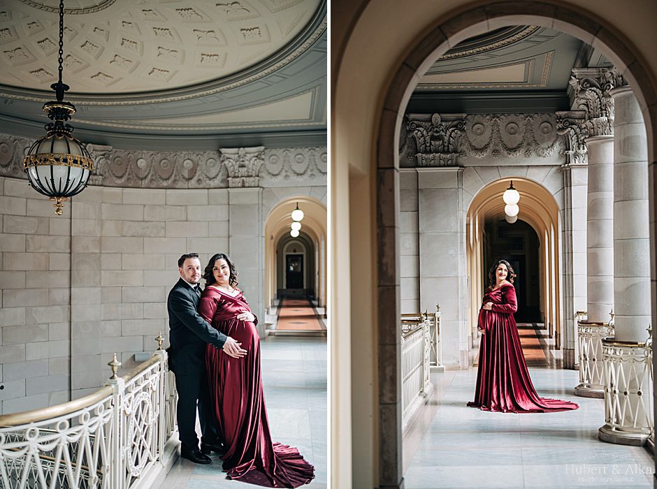 Maternity Session at Hartford City Hall