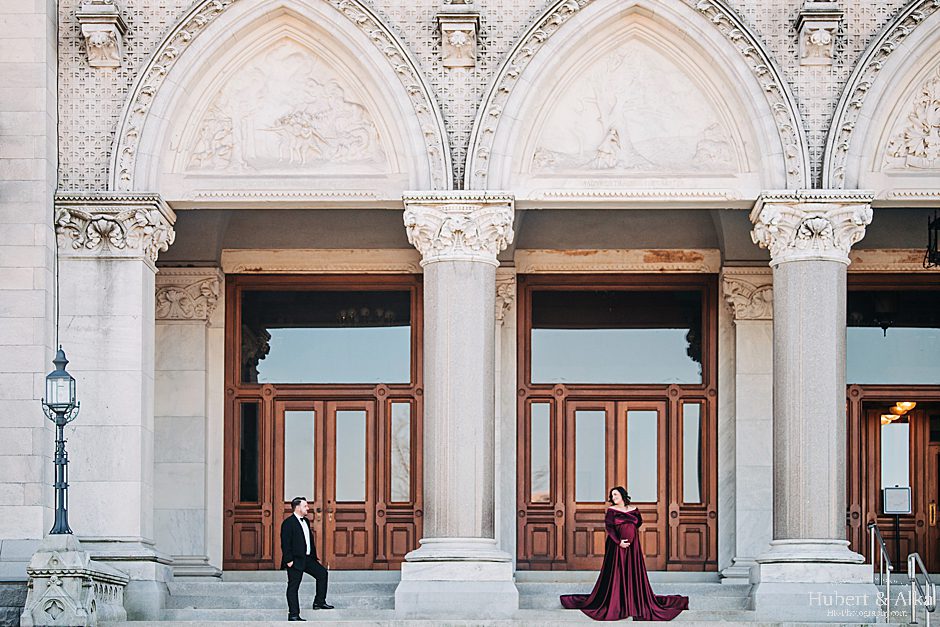 Maternity Session at Hartford Capital Building