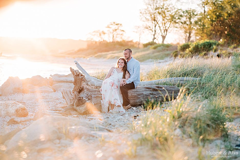 Eolia Mansion at Harkness State Park Engagement Photos