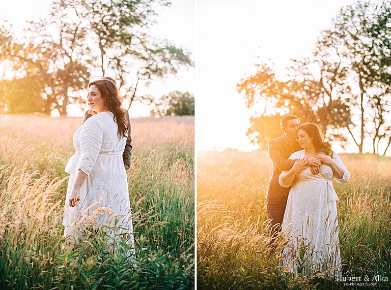 Romantic Maternity Session at Waveny Park