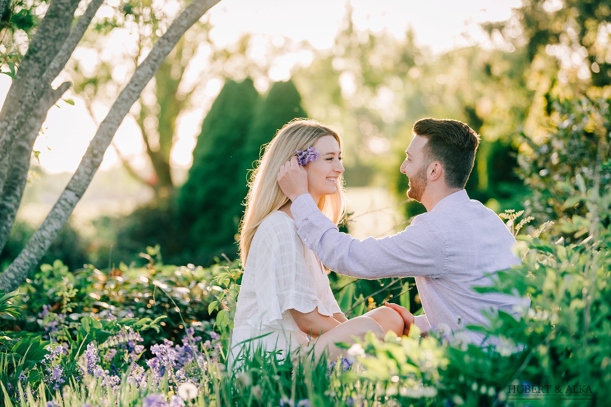 engagement session at Harkness Memorial State Park
