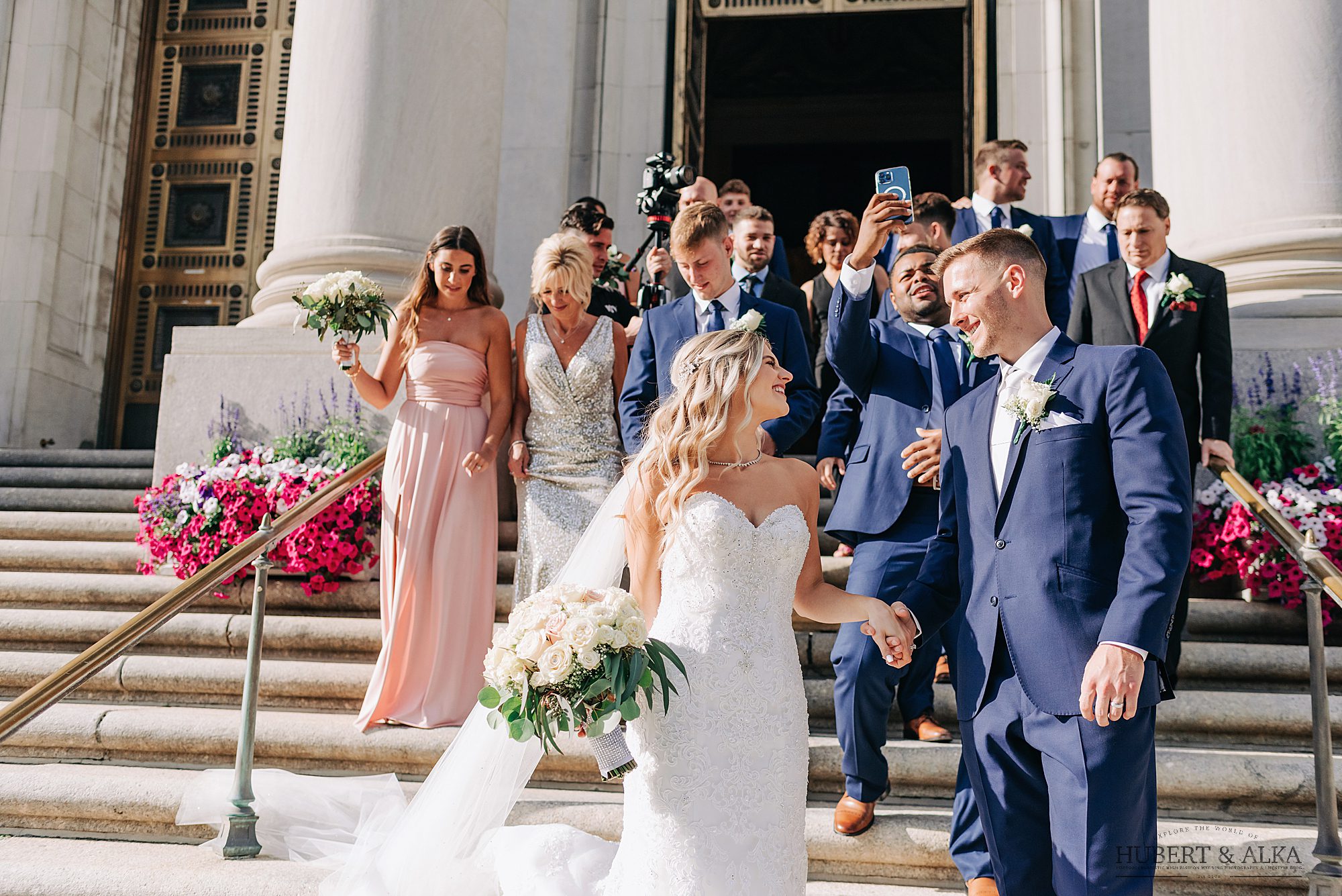 Wedding at Basilica of the Immaculate Conception Waterbury CT