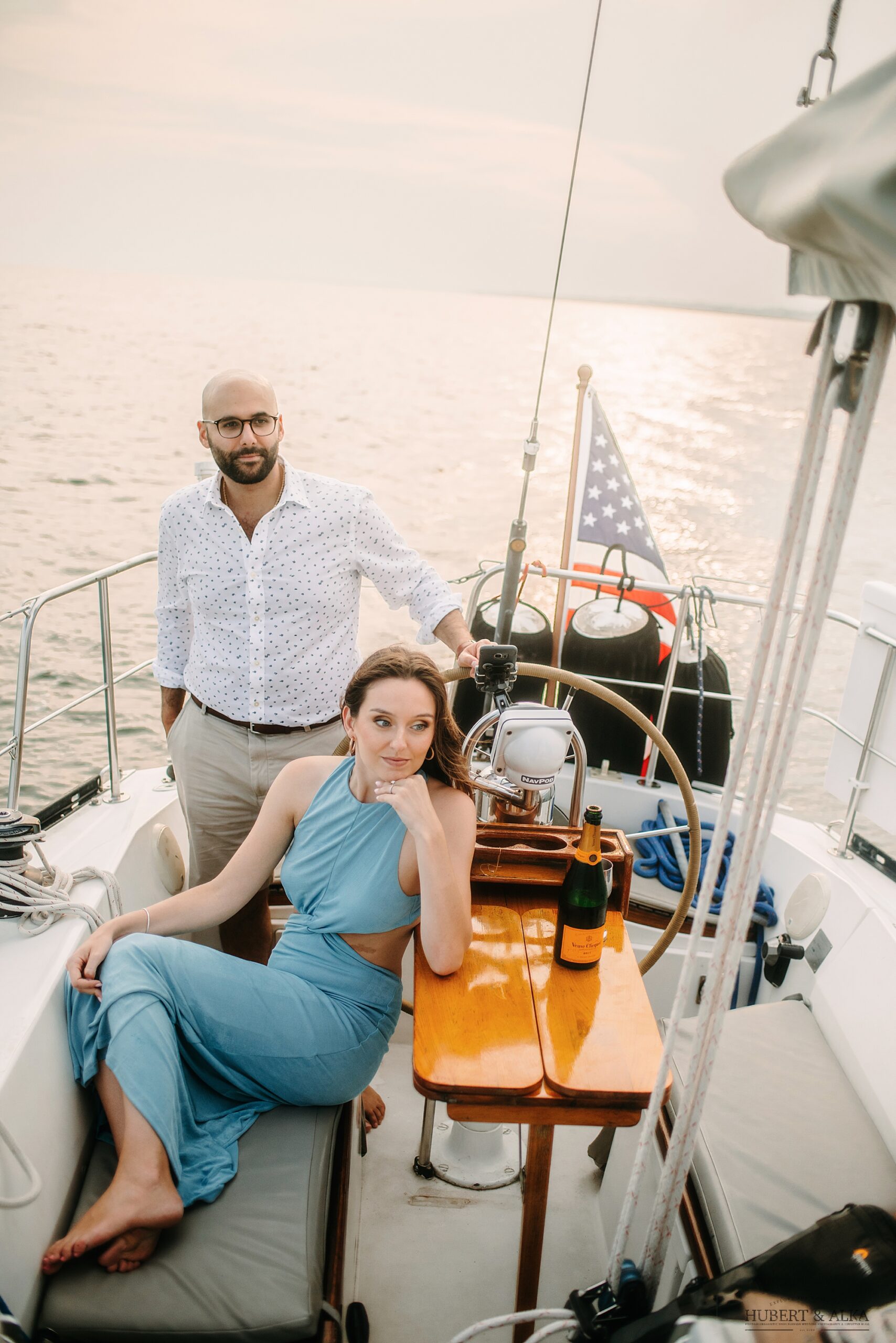 Connecticut Shoreline Engagement Session with a best wedding photographer