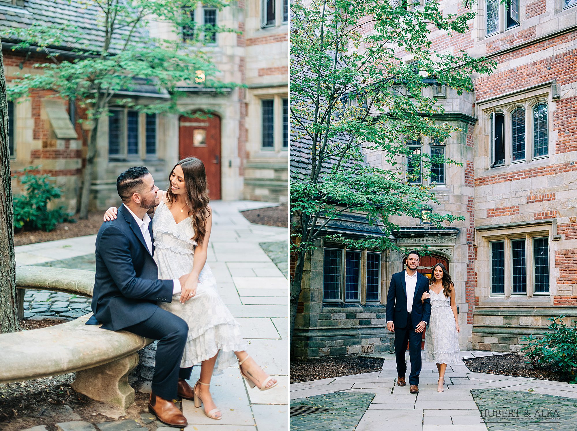 Engagements pictures at Yale New Haven