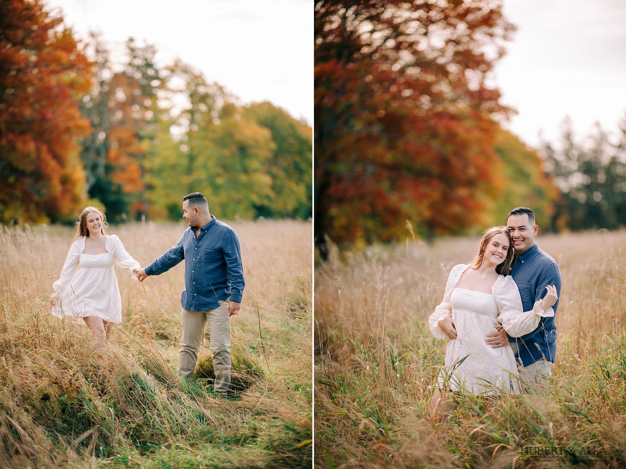 Fall Engagement Photos in Connecticut