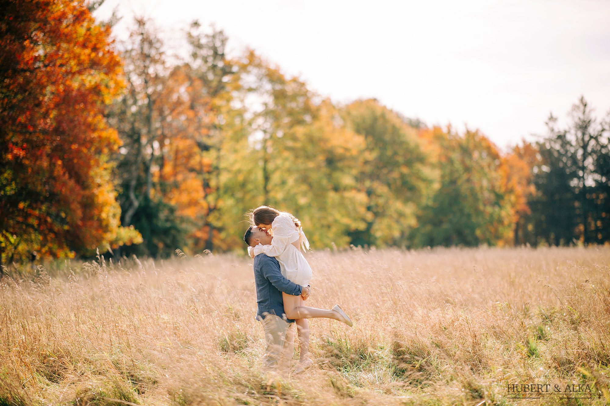 Fall Engagement Photos in Connecticut